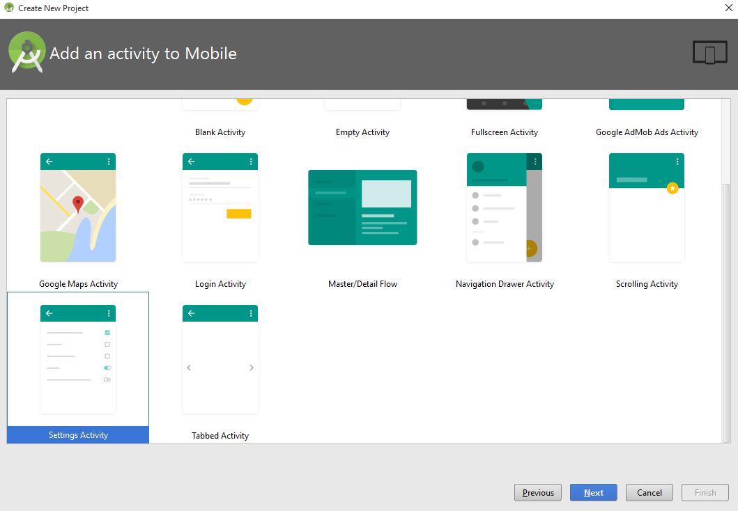 Settings Activity в Android Studio 1.5